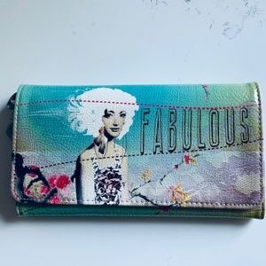 Papaya Tri Fold Women's Wallet